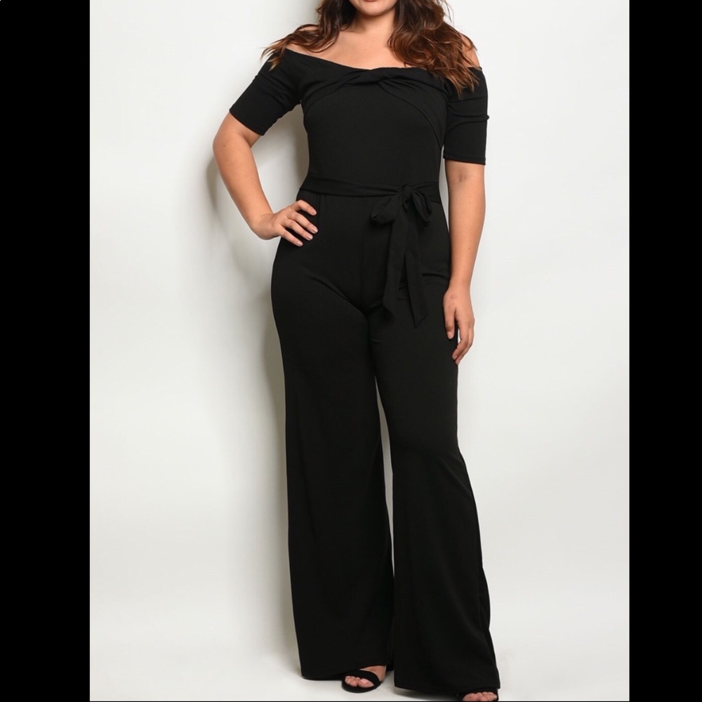 Black Plus Size Jumpsuit